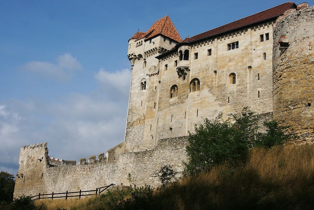 external walls of the castle